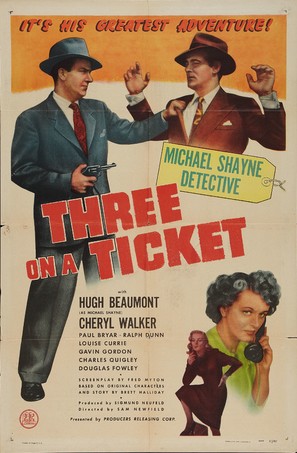 Three on a Ticket - Movie Poster (thumbnail)