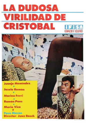 La dudosa virilidad de Crist&oacute;bal - Spanish Movie Poster (thumbnail)