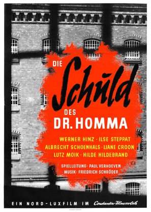 Schuld des Dr. Homma, Die - German Movie Poster (thumbnail)