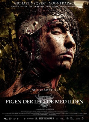 Flickan som lekte med elden - Danish Movie Poster (thumbnail)