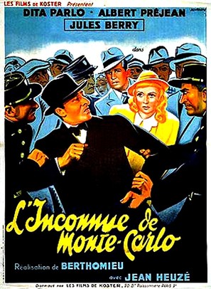 L&#039;inconnue de Monte Carlo - French Movie Poster (thumbnail)