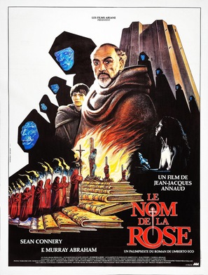 The Name of the Rose - French Movie Poster (thumbnail)