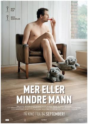 Mer eller mindre mann - Norwegian Movie Poster (thumbnail)