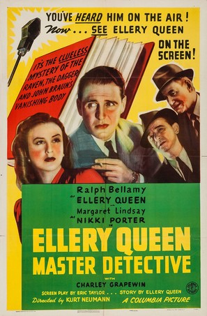Ellery Queen, Master Detective - Movie Poster (thumbnail)