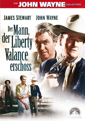 The Man Who Shot Liberty Valance - German DVD movie cover (thumbnail)