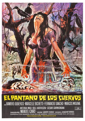El pantano de los cuervos - Spanish Movie Poster (thumbnail)