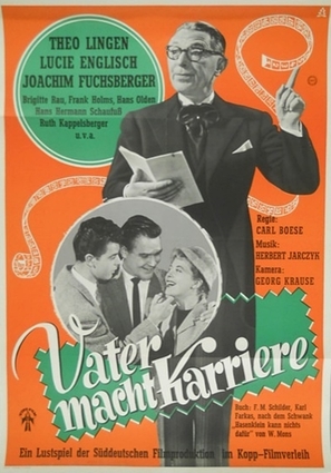 Vater macht Karriere - German Movie Poster (thumbnail)