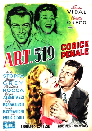 Art. 519 codice penale - Italian Movie Poster (thumbnail)