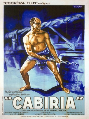 Cabiria - French Movie Poster (thumbnail)