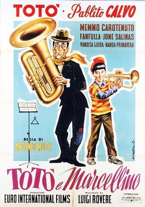 Tot&ograve; e Marcellino - Italian Movie Poster (thumbnail)