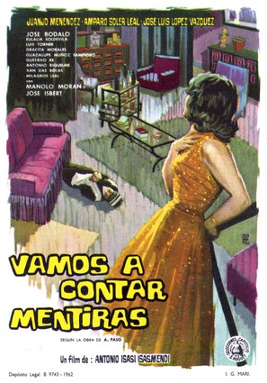 Vamos a contar mentiras - Spanish Movie Poster (thumbnail)
