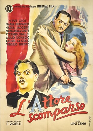 L&#039;attore scomparso - Italian Movie Poster (thumbnail)