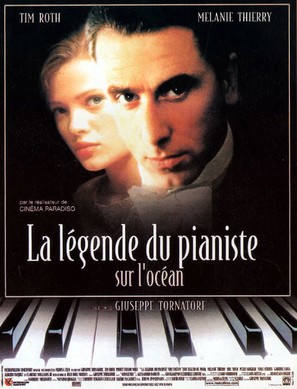La leggenda del pianista sull&#039;oceano - French Movie Poster (thumbnail)
