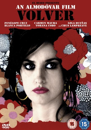 Volver - British DVD movie cover (thumbnail)