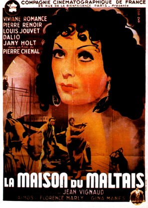 La maison du Maltais - French Movie Poster (thumbnail)