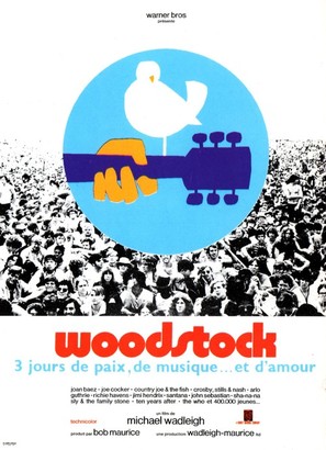 Woodstock - French Movie Poster (thumbnail)