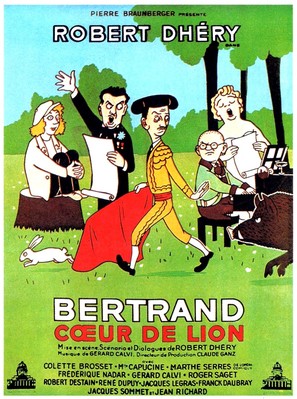 Bertrand coeur de lion - French Movie Poster (thumbnail)