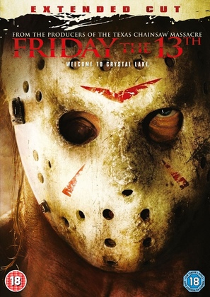 Friday the 13th - British DVD movie cover (thumbnail)