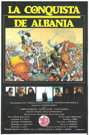 La conquista de Albania - Spanish Movie Poster (thumbnail)