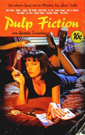 Pulp Fiction - German VHS movie cover (thumbnail)