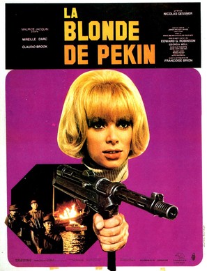 La blonde de P&eacute;kin - French Movie Poster (thumbnail)