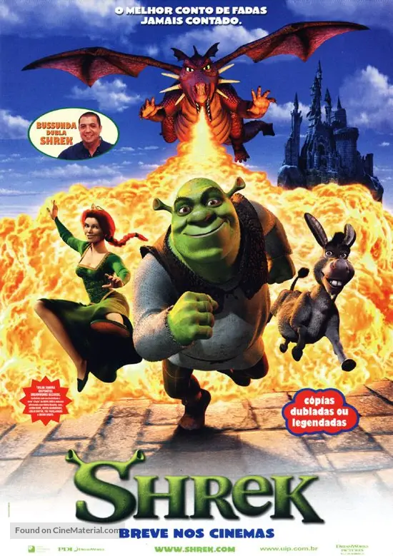 Shrek (2001) Brazilian movie poster