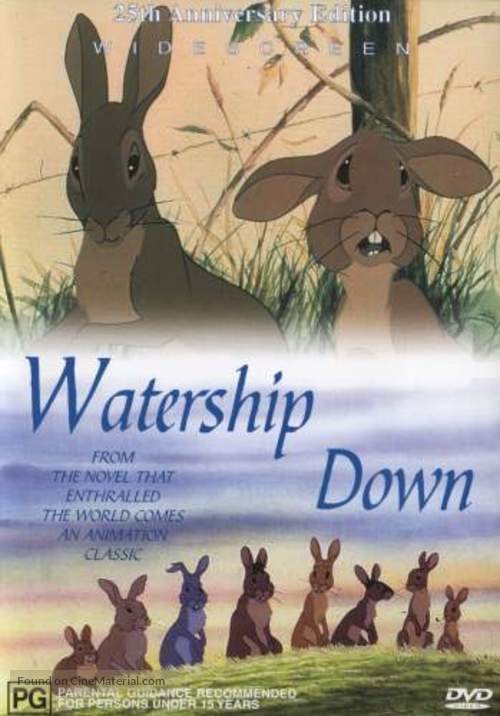 Watership Down (1978) dvd movie cover