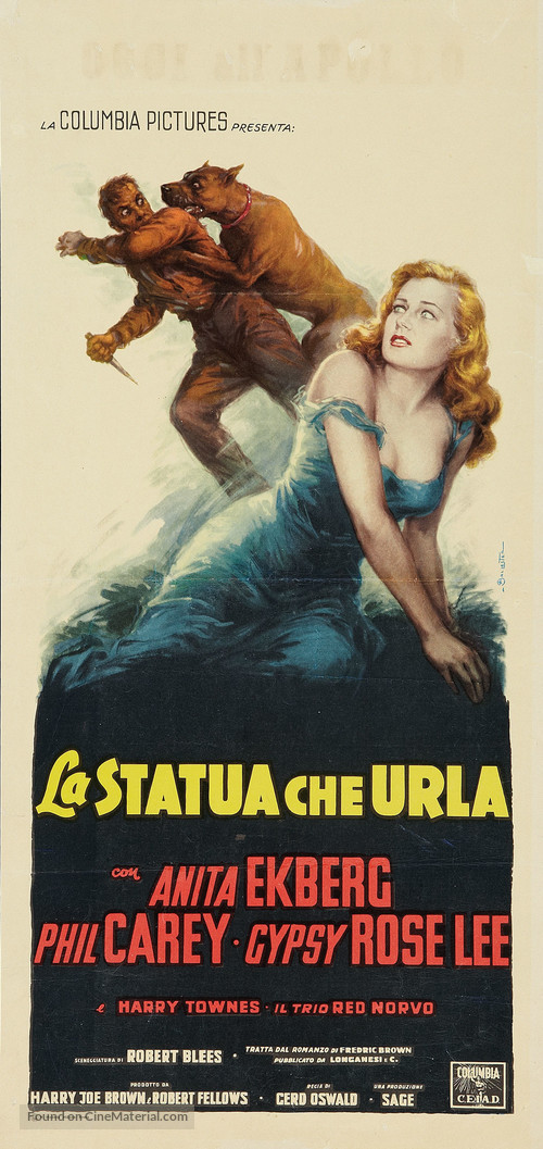 Screaming Mimi (1958) Italian movie poster