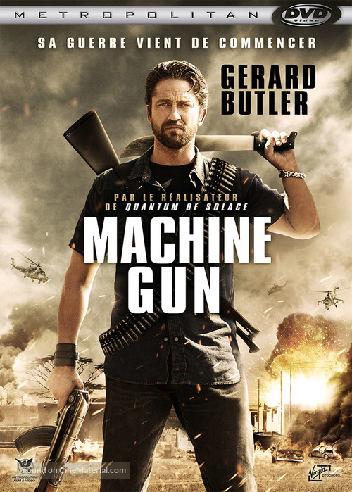 Machine Gun Preacher (2011) French Dvd Movie Cover