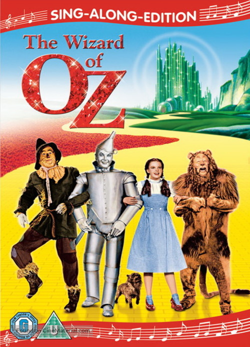 The Wizard of Oz (1939) British dvd movie cover