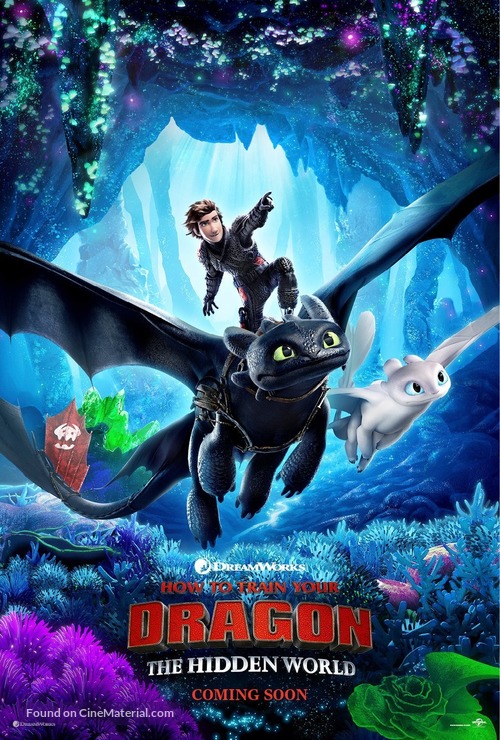 Image result for how to train your dragon the hidden world poster cinematerial