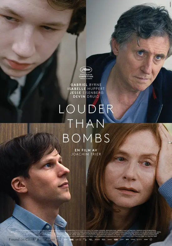 Louder Than Bombs (2015) Norwegian movie poster
