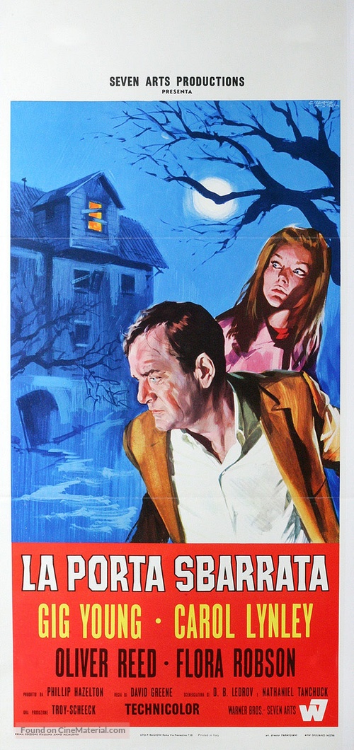 The Shuttered Room 1967 Italian Movie Poster