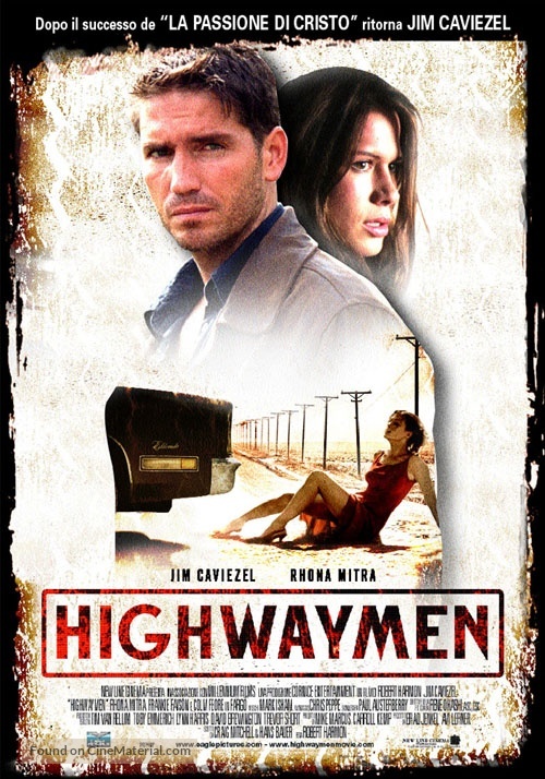 Highwaymen (2004) Italian movie poster