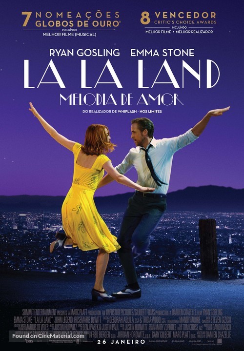 La La Land Portuguese Movie Poster