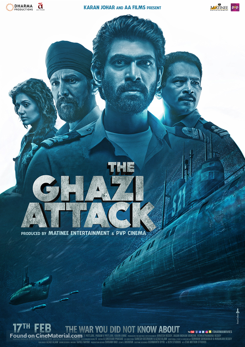 The Ghazi Attack (2017) Hindi Movie 480p BluRay 400MB