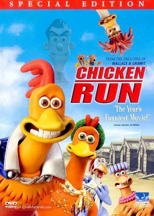 Chicken Run dvd cover