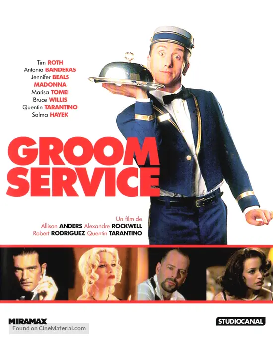 Four Rooms 1995 French Dvd Movie Cover