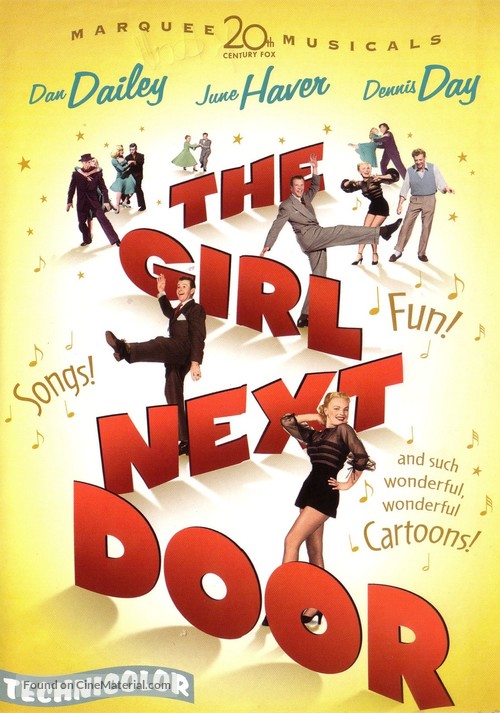 The Girl Next Door 1953 Dvd Movie Cover