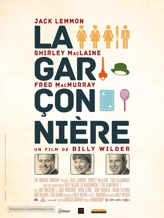 The Apartment French Re Release Poster The Apartment French Re Release Poster