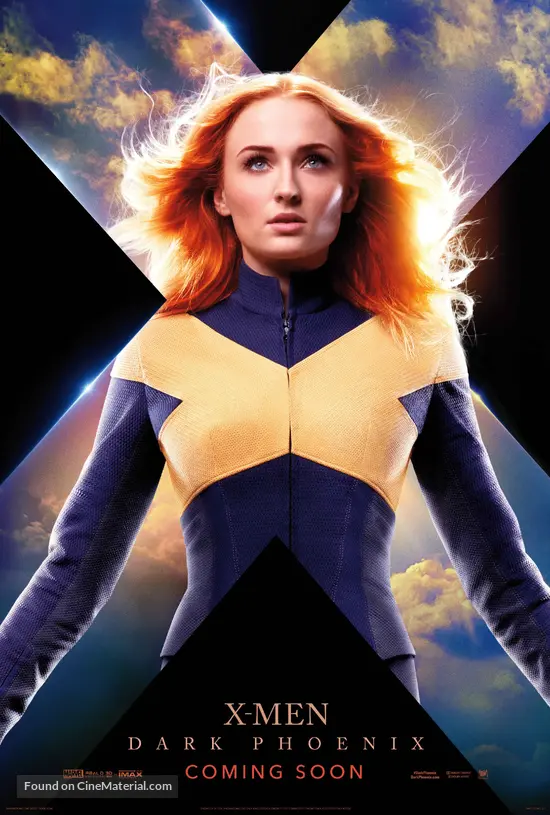 X-MEN DARK PHOENIX MARVEL POSTER A4 A3 A2 A1 CINEMA MOVIE LARGE