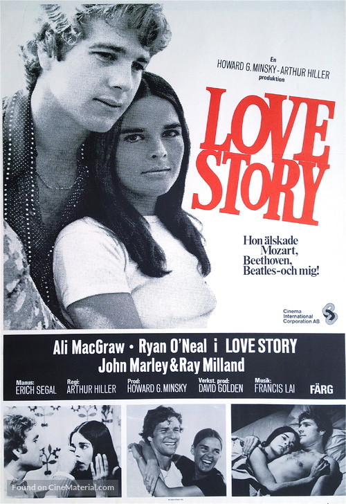 Love Story Swedish movie poster