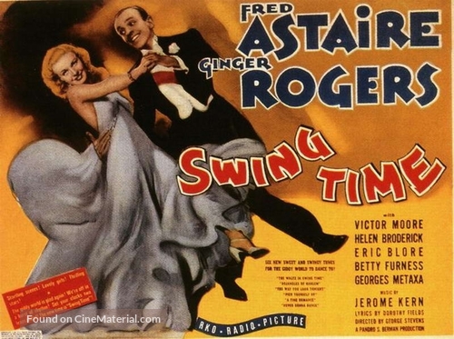 Swing Time 1936 Movie Poster