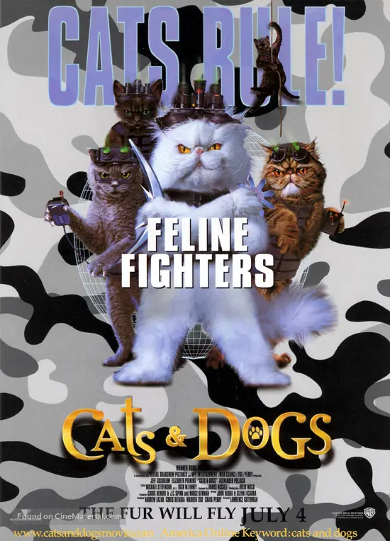 Cats Dogs Movie Poster Cats Dogs Poster