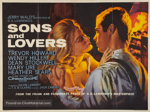 Sons and Lovers (1960) British movie poster