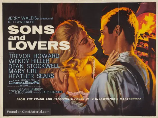 Sons and Lovers (1960) British movie poster