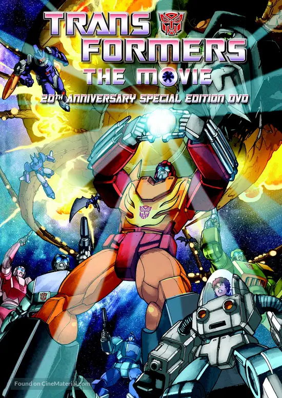 The Transformers The Movie (1986) dvd movie cover