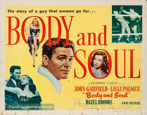 Image result for body and soul movie poster