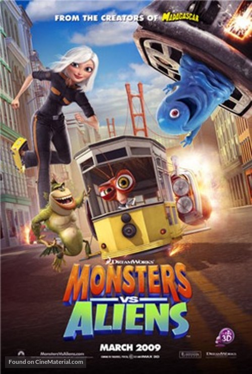 Monsters vs. Aliens movie poster