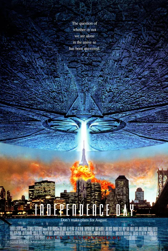 Independence Day 1996 Full Movie Download In Hindi 720p Independence Day (1996) movie poster